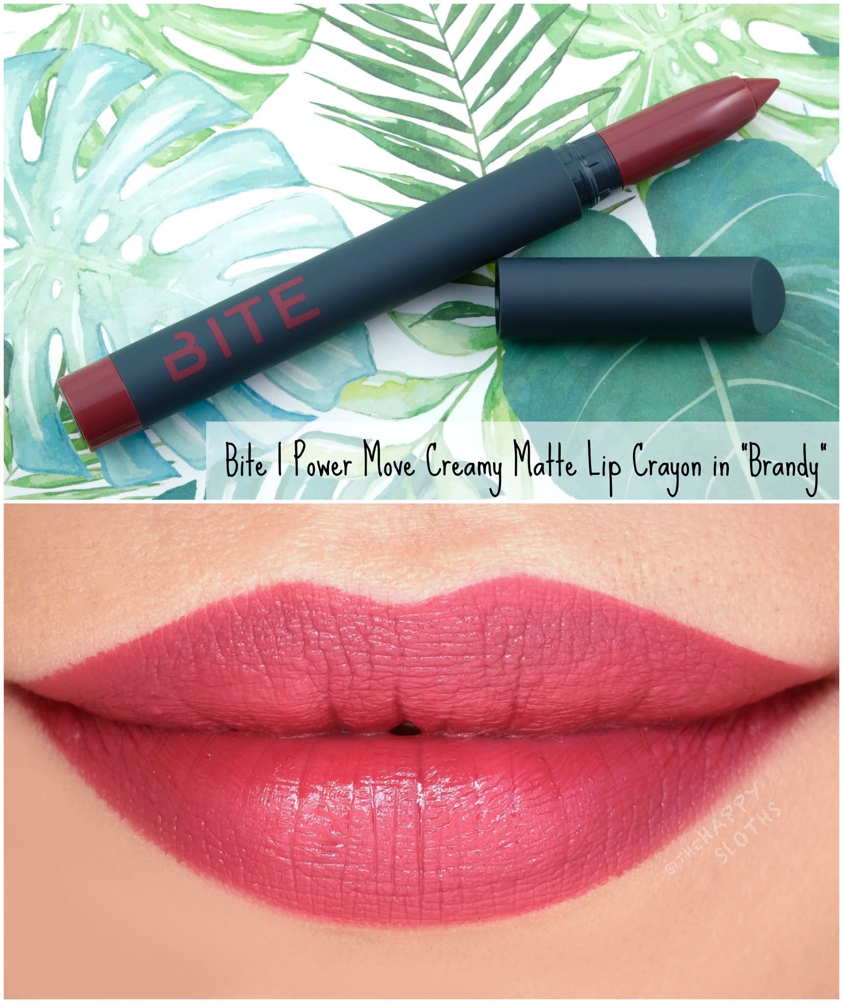 Bite Beauty | Power Move Creamy Matte Lip Crayon: Review and Swatches ...