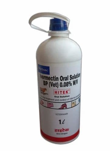 Liquid Hitek Ivermectin Oral Solution, For Clinical, Packaging Size: 1 ...