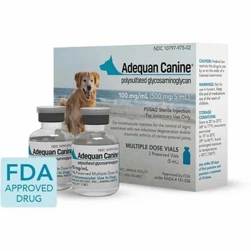 ADEQUAN CANINE (polysulfated glycosaminoglycan) Injectable for Dogs at ...
