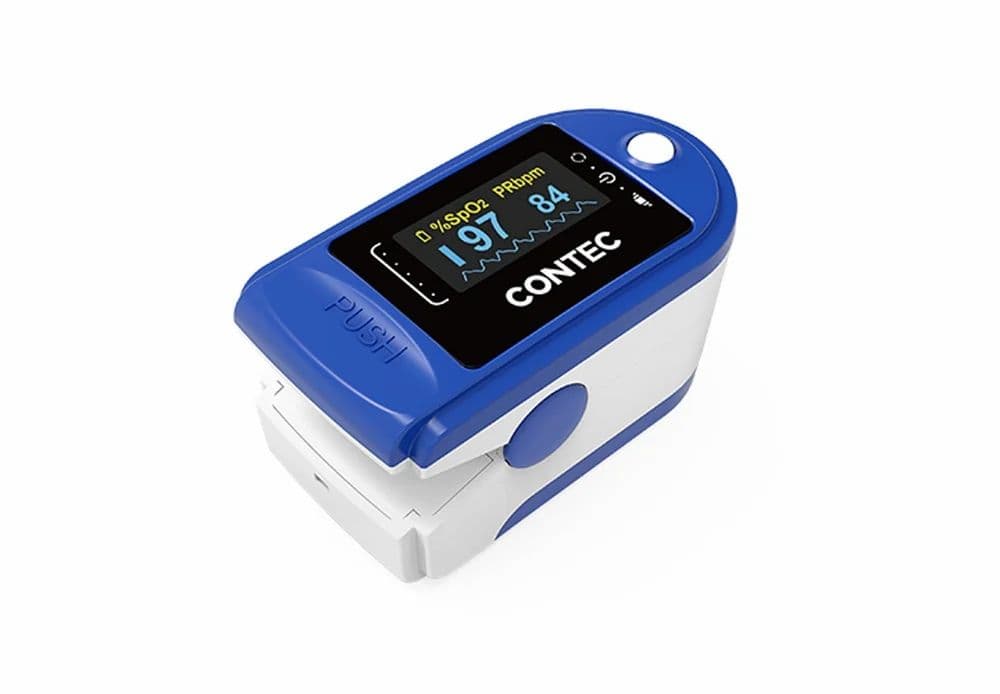 Contec Cms50d Pulse Oximeter at ₹ 650/piece | Ecg Machine in ...