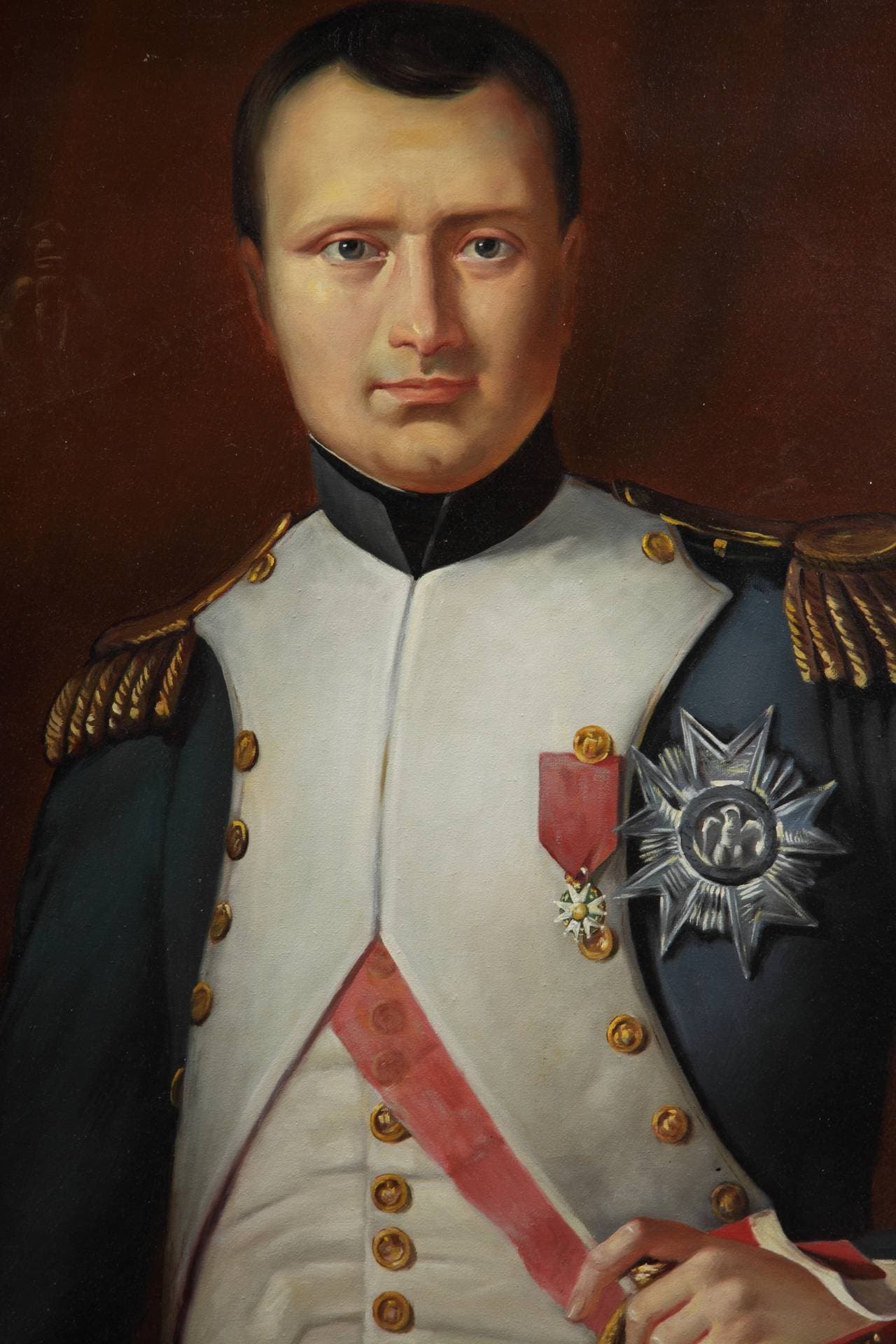 French Oil on Canvas Portrait of Napoleon Bonaparte at 1stDibs ...
