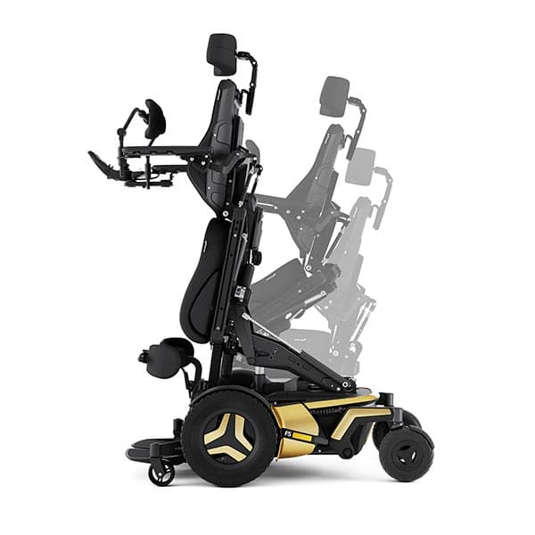 Permobil F5 Corpus VS Standing Power Wheelchair | Action Seating & Mobility