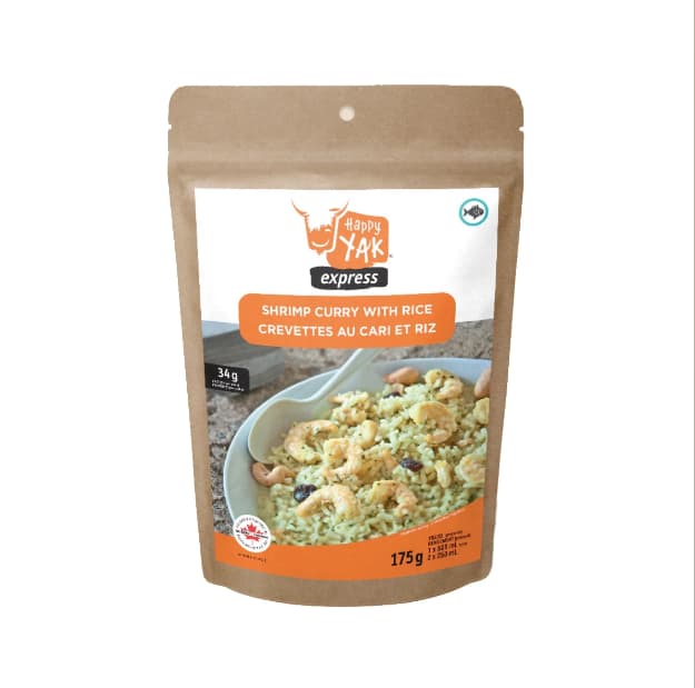 Shrimp Curry with Rice | Happy Yak | Adventure Gear Canada