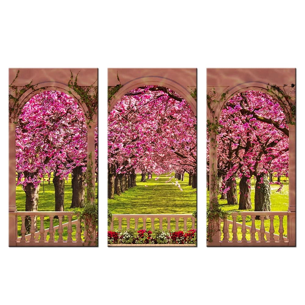 Canvas Prints Bauhinia Tree With Flower Blossom In Spring Wall Art ...