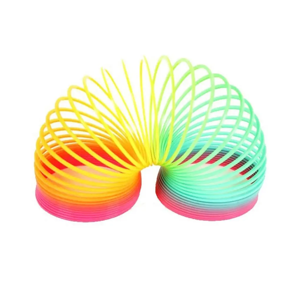 Rainbow Magic Spring Ring Toys Slinky Joke Kids Gifts Large Size ...