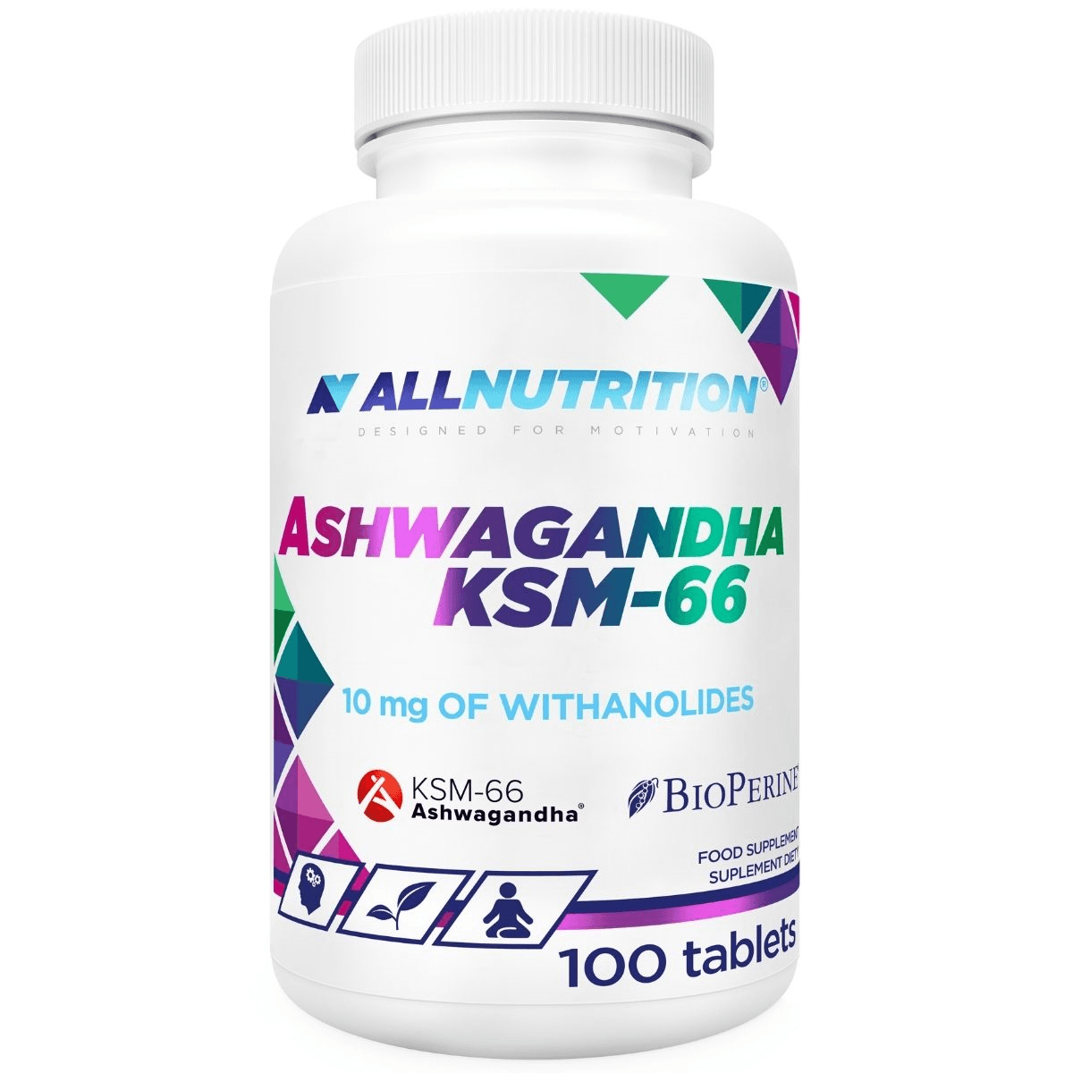 Ashwagandha KSM-66 100 tablets - ALLNUTRITION • 13 € • LOWEST PRICES ...