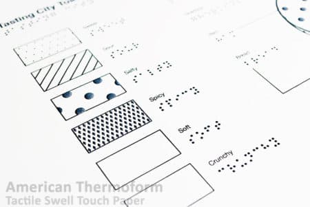 Swell Touch Paper for Tactile Graphics | American Thermoform