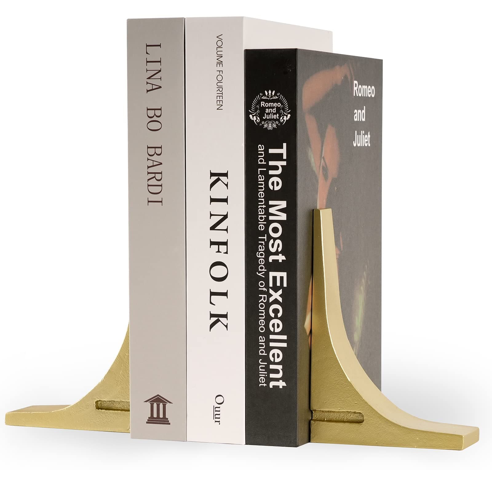 Geometric bookends: A stylish addition to your bookshelf - architecture ...