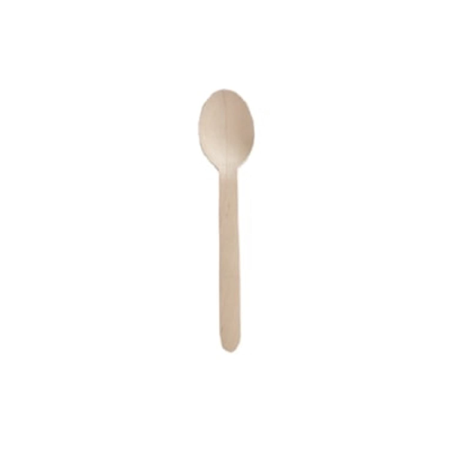 Eco Guardian 6-1/4" Wooden Spoons, Pack of 100 | Grand & Toy