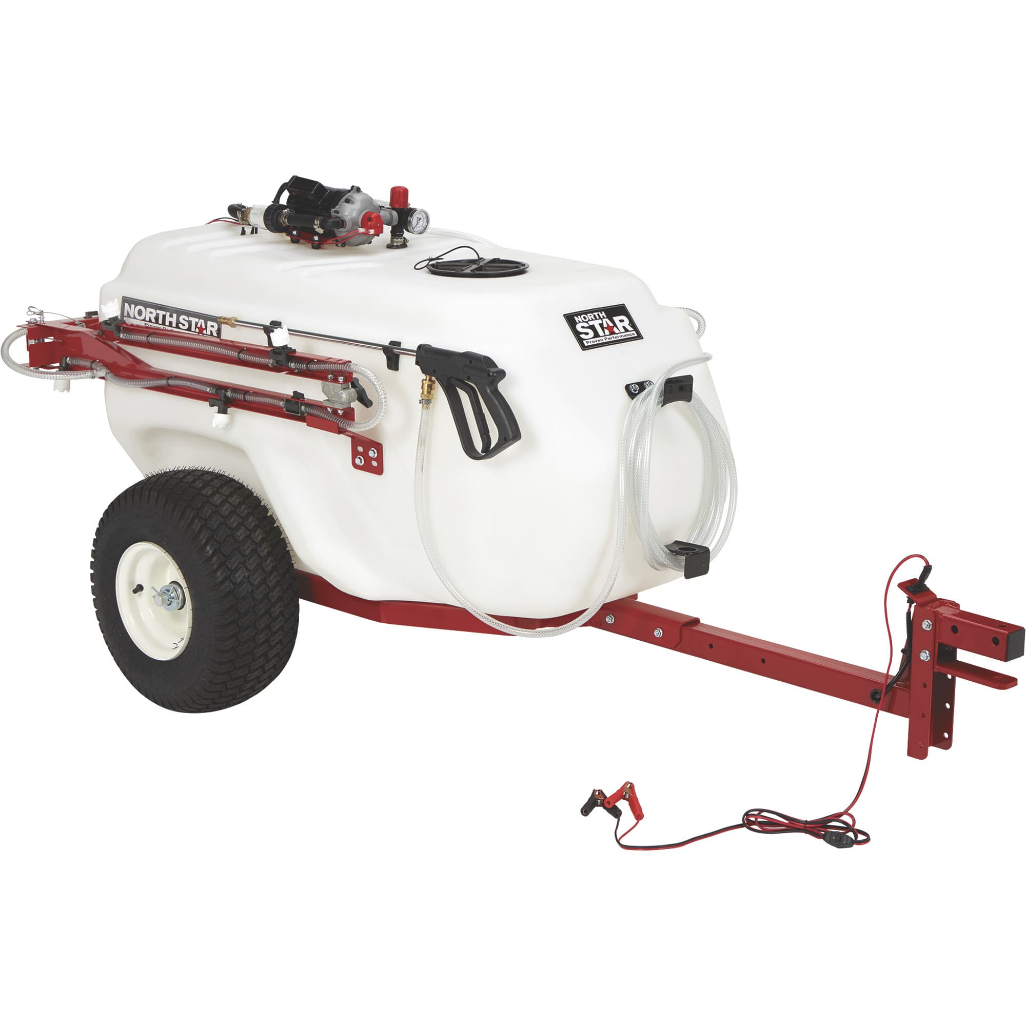 NorthStar Tow-Behind Trailer Boom Broadcast and Spot Sprayer, 101 ...