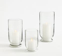 Recycled Glass Hurricane Candle Holder | Pottery Barn