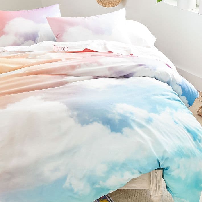 Rainbow Sky Organic Duvet Cover | Pottery Barn Teen