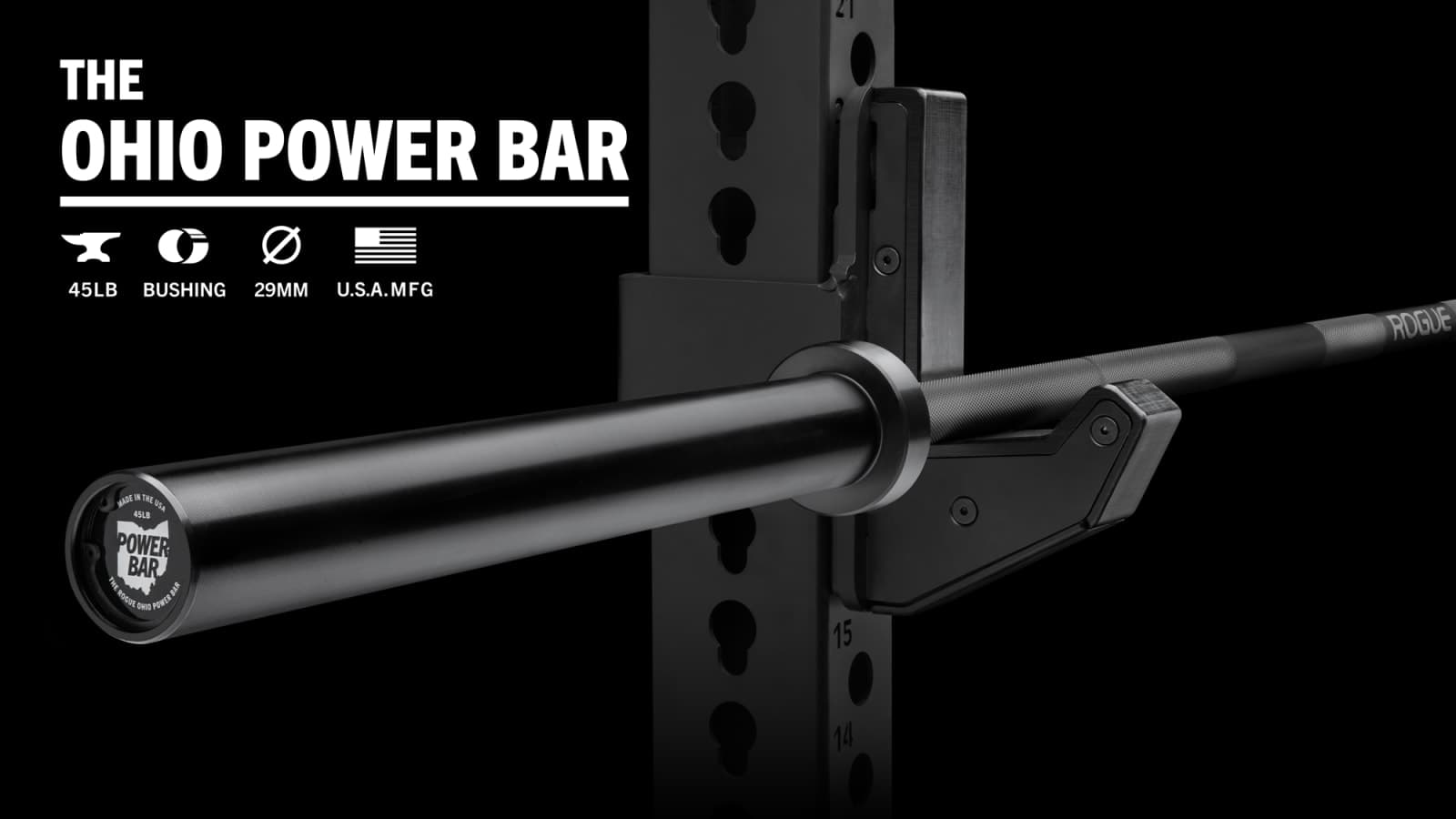 Rogue 45LB Ohio Power Bar - Cerakote | Rogue Fitness USA