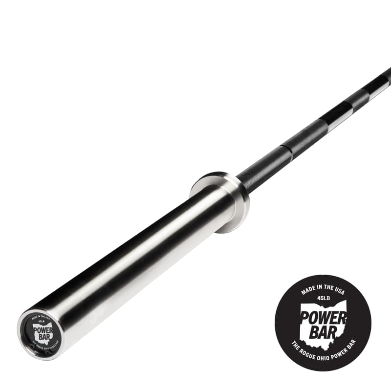 Rogue 45LB Ohio Power Bar - Black Zinc | Rogue Fitness