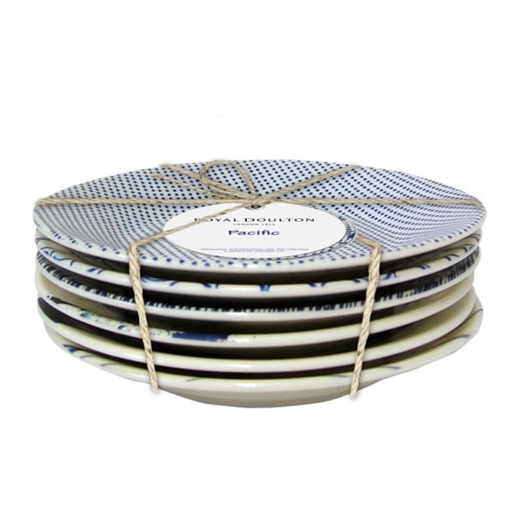 Royal Doulton Pacific 6 Piece Appetizer Plate Set & Reviews | Wayfair