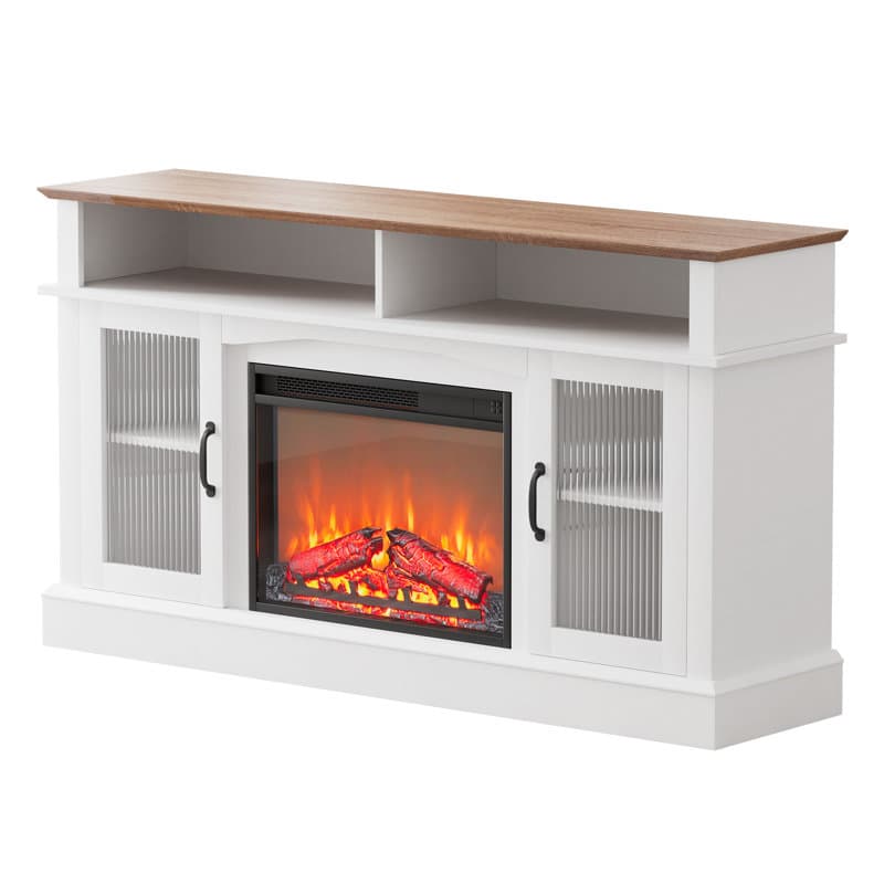 Lark Manor™ 58" TV Stand for TVs up to 65" with Electronic Fireplace ...