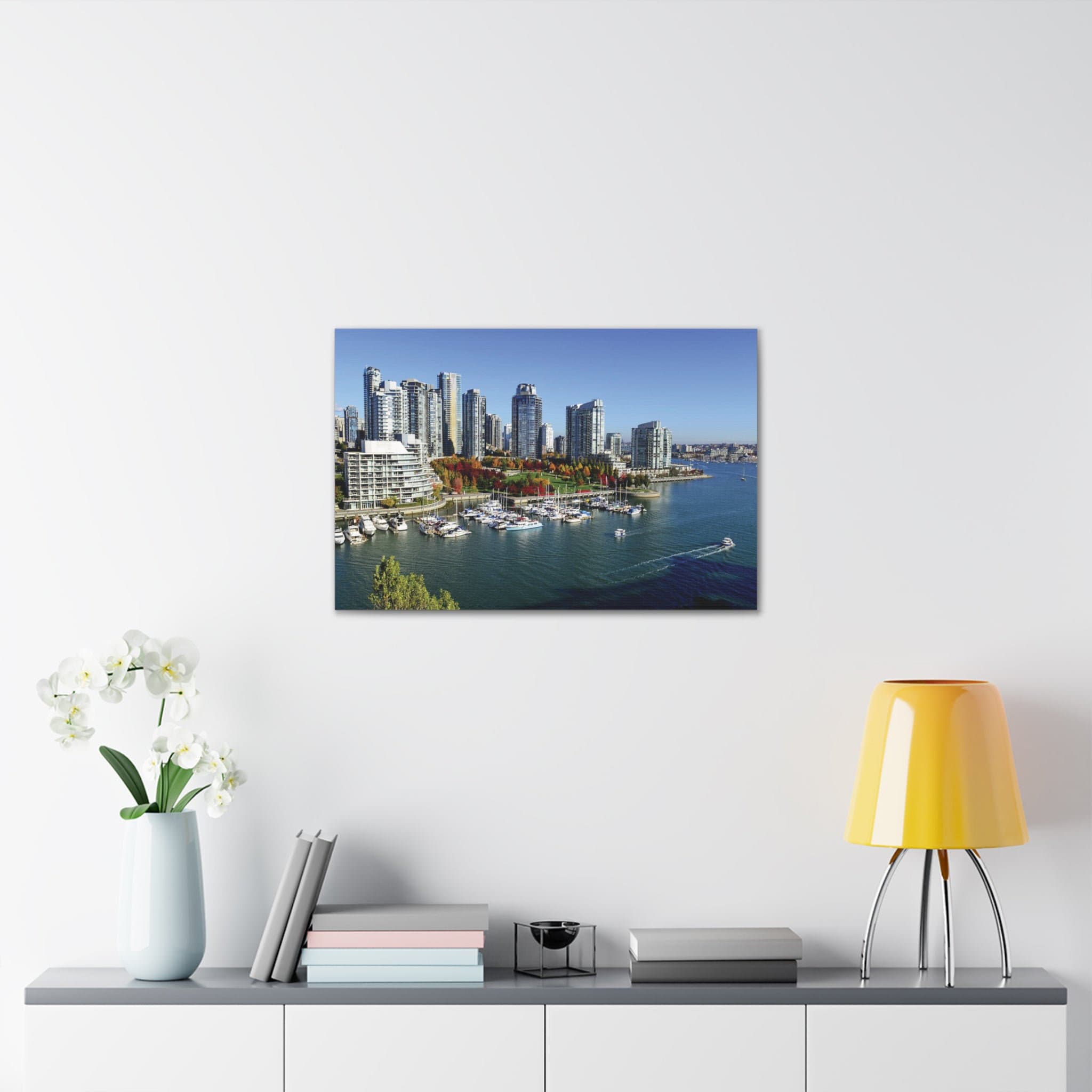 Latitude Run® Vancouver Daytime Skyline Canvas Artwork Breathtaking ...
