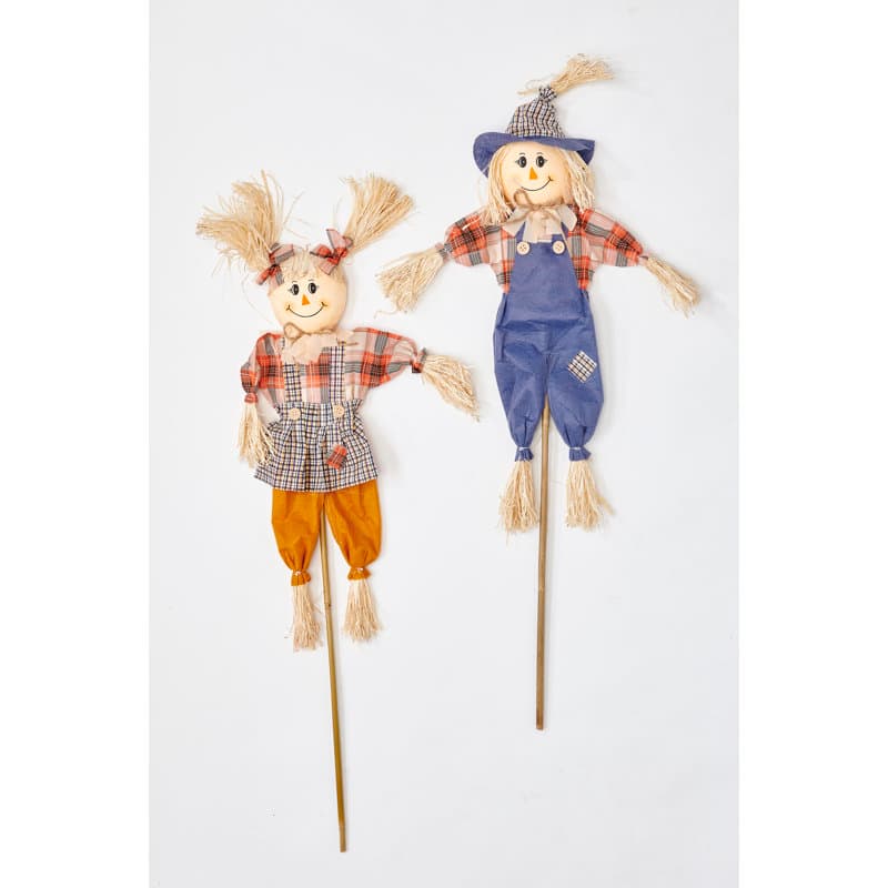 The Holiday Aisle® Harvest Scarecrow Garden Stake | Wayfair