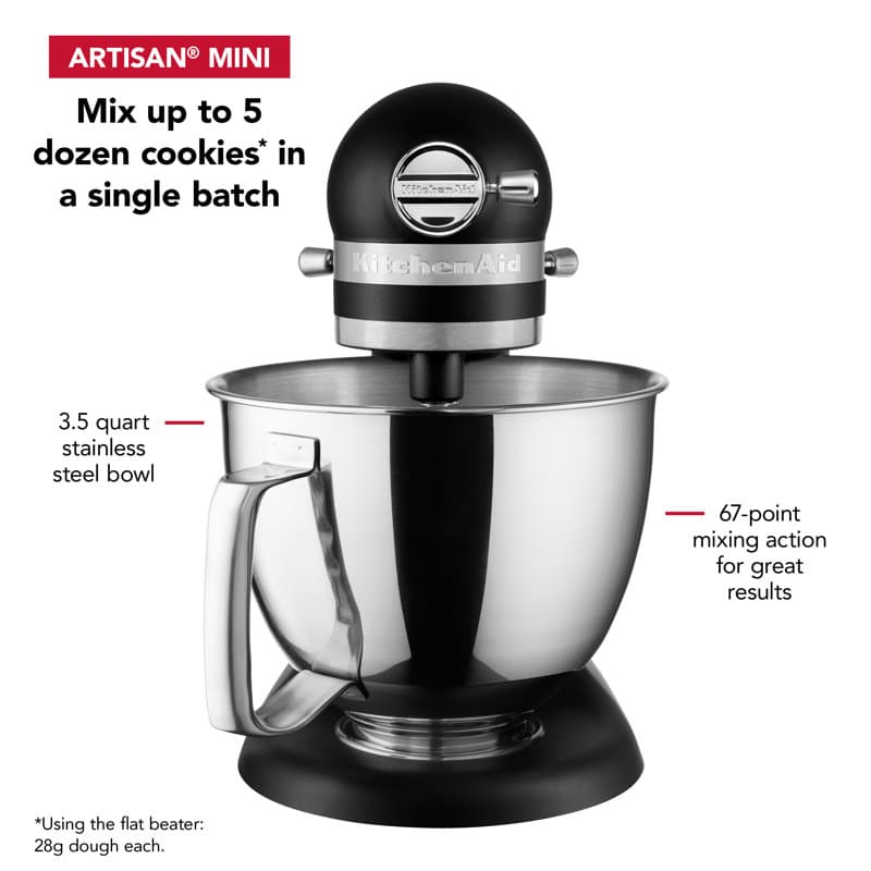 KitchenAid® Artisan® Mini 3.5 Quart Tilt-Head Stand Mixer & Reviews ...
