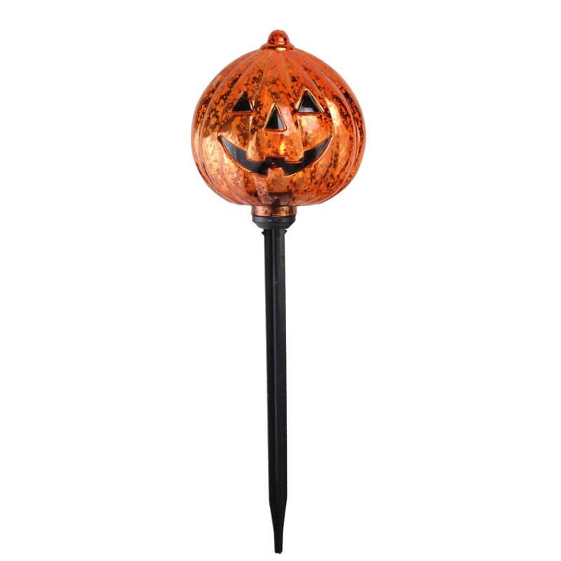 Northlight Seasonal 3-Count Orange and Black Pre-Lit Flickering Pumpkin ...