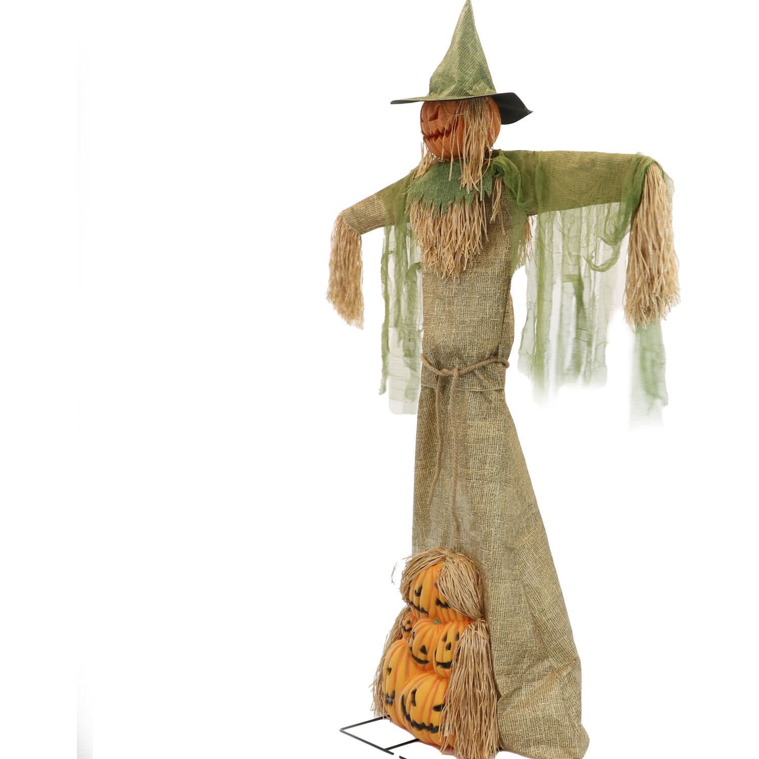 Haunted Hill Farm 7.5-Ft. Tall Hayride Hellion, Motion-Activated ...