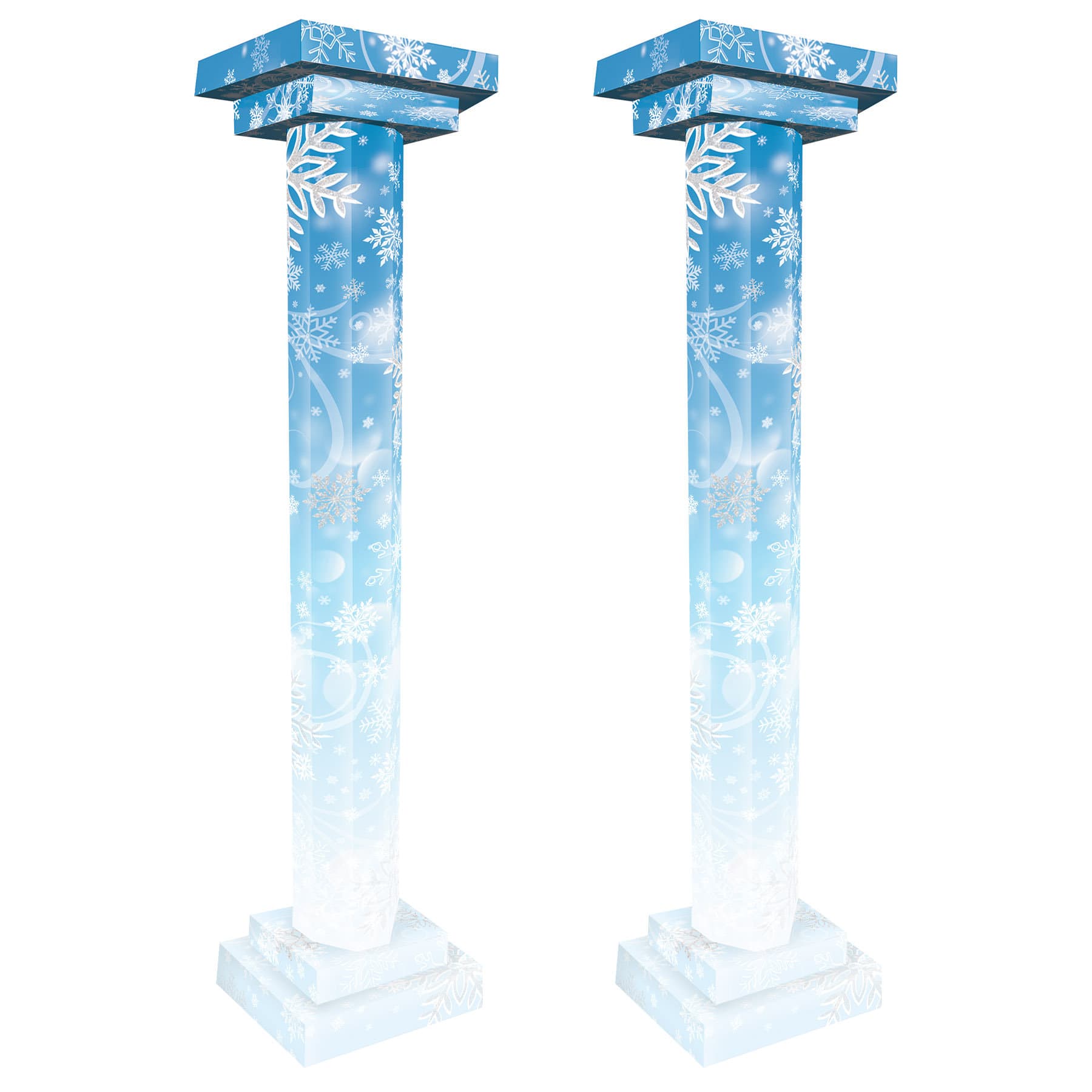 Beistle Winter Wonderland 3-D Tall Column Props - Wayfair Canada