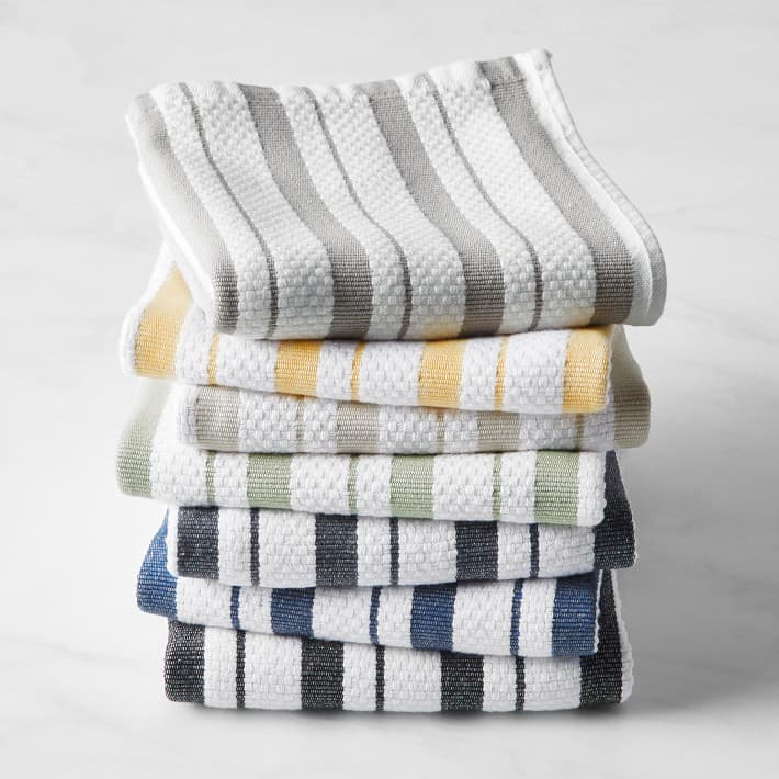 Williams Sonoma Classic Striped Kitchen Towels - Set of 4 | Williams Sonoma