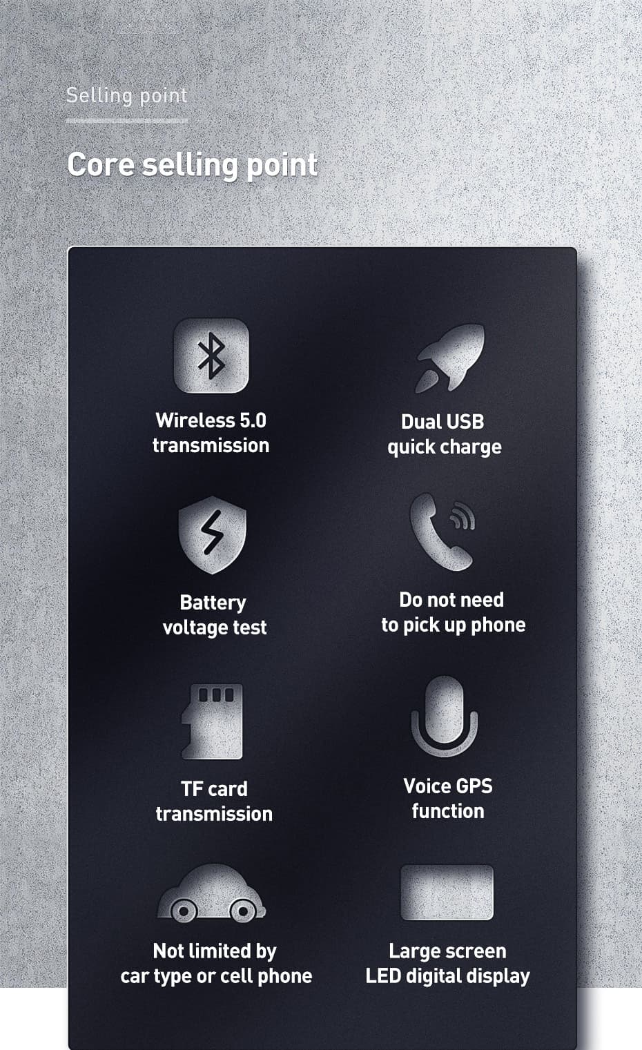 Baseus Online | Baseus T typed S16 wireless MP3 car charger - Wireless ...