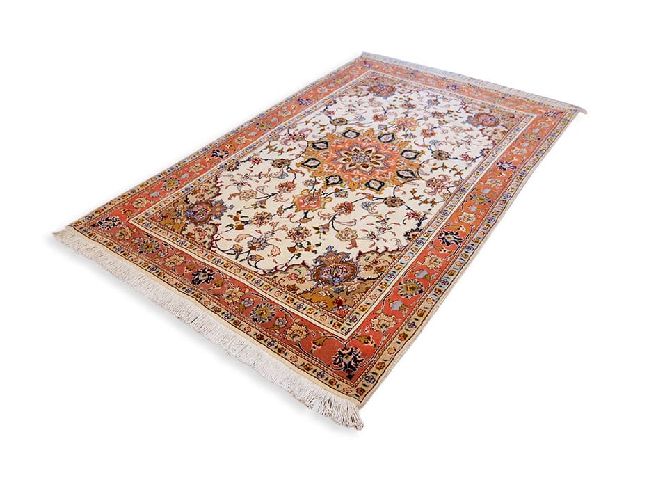 Hand Knotted Wool & Silk Persian Tabriz Rug | Bijan Rugs