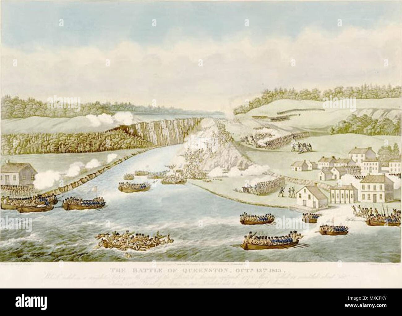 . The Battle of Queenston Heights . circa 1866. James B. Dennis 76 ...
