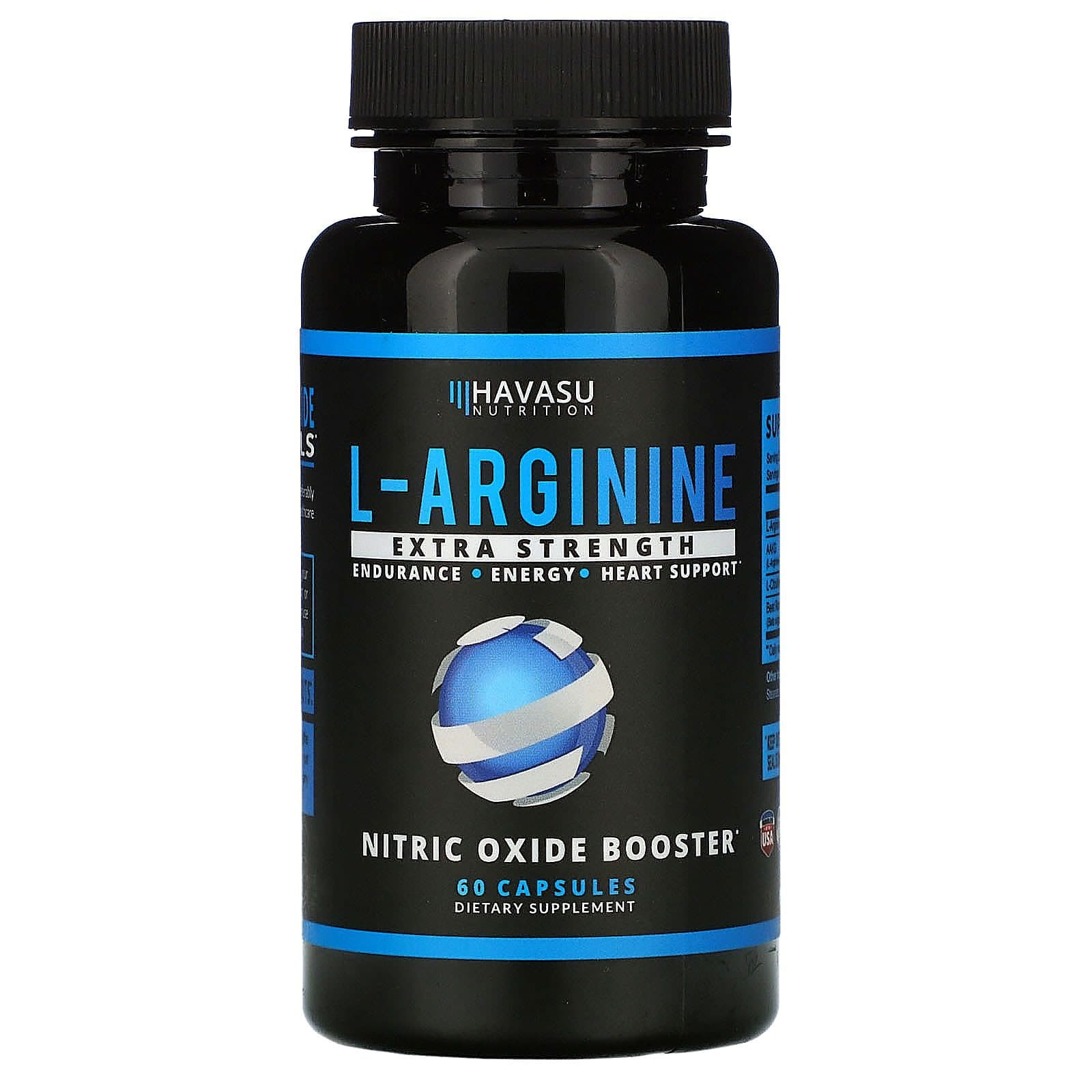 Havasu Nutrition, gal-Arginine, Extra Strength, 60 Capsules | Allnatural