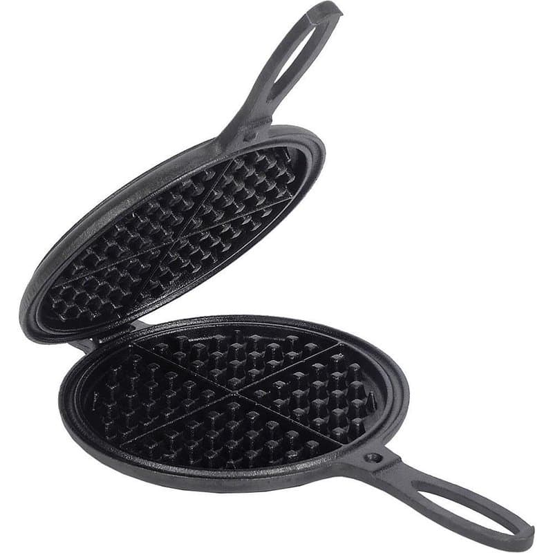 Stovetop Cast Iron Waffle Maker, Cast Iron - Lehman's