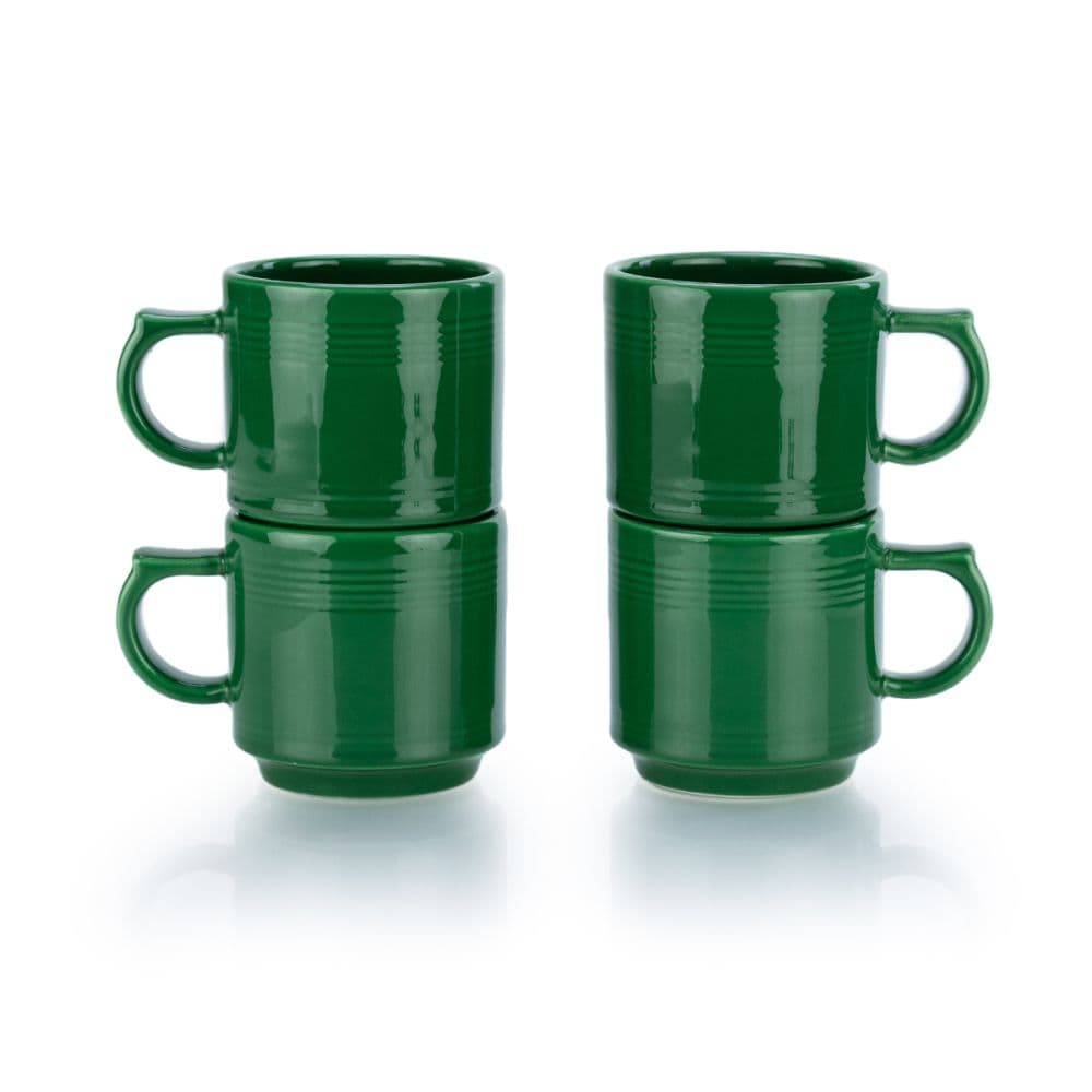4-Piecce 16oz Stackable Mug Set - Jade| Fiesta® | Everything Kitchens