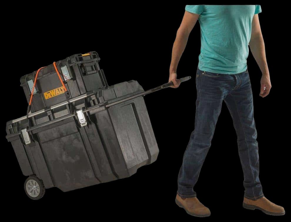 DEWALT Tough Chest 38 in. 63 Gal. Mobile Tool Box DWST38000 | Mobile ...