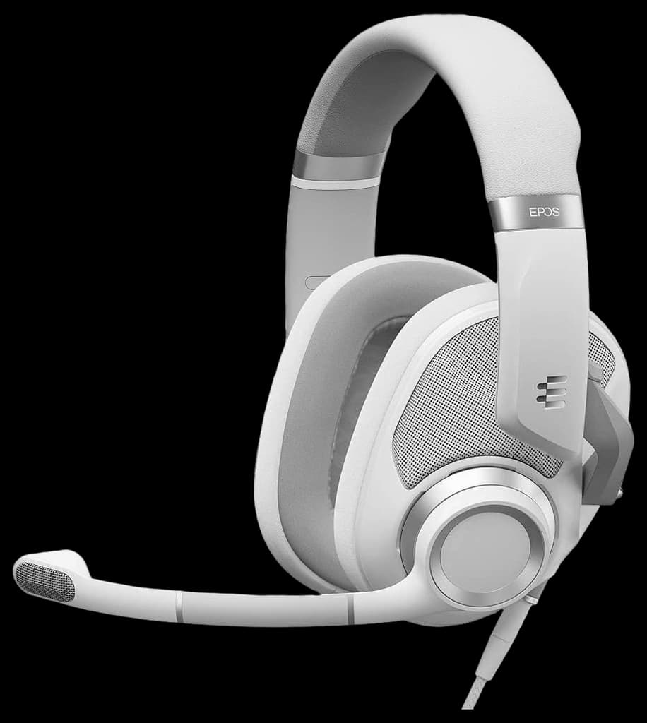 EPOS H6Pro Open Acoustic Gaming Headset with Mic, Lightweight Headband, Comfortable and Durable Design (Black)