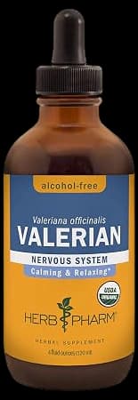 Herb Pharm Certified Organic Valerian Root Liquid Extract