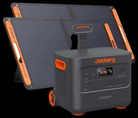 Jackery Portable Power Station Explorer 2000 Plus, Solar Generator with 2042Wh LiFePO4 Battery 3000W Output, Expandable to 24kWh 6000W, Compatible with Solar Panel for Outdoor RV Camping & Emergency