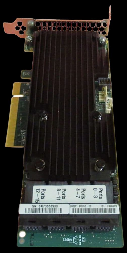 LSI MegaRAID 9361-16i 16-Port SAS 12Gb/s 2GB Cache RAID Controller LP ...