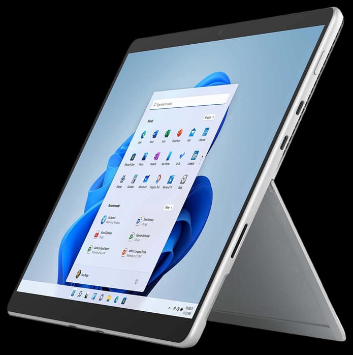 Microsoft Surface Pro 8 (2021): 13" Touchscreen Tablet (Intel Core i7/16GB RAM/512GB SSD/Windows 11 Home) Device Only - Platinum (Renewed)