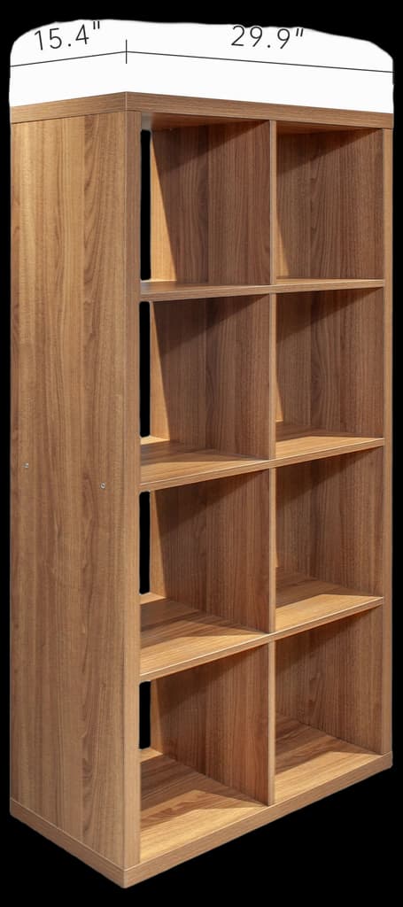 M optimized 8-Cube Storage Organizer, Open Shelf Cabinet, Wood 2x4 Cube ...