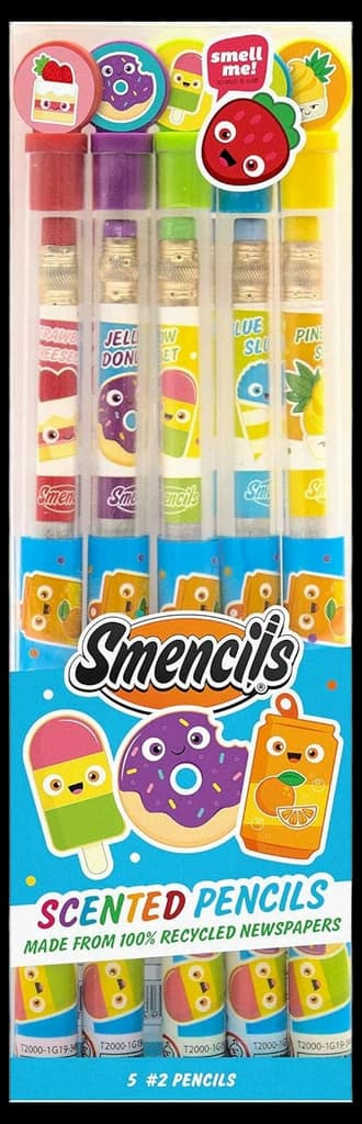 Scentco Smencils Scented Pencils - 5 Pack – Owl and Goose Gifts