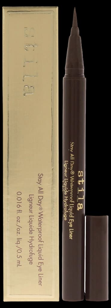 Stila Stay All Day Waterproof Liquid Eye Liner - Dark Brown, 0.01 oz ...