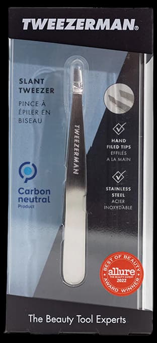 Tweezerman Slant Tweezer, Blue Jewel