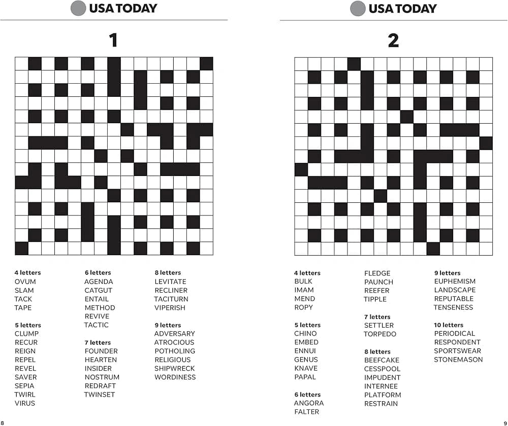 USA Today Mini Sudoku