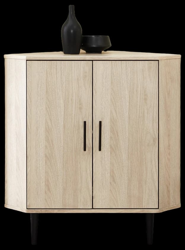 Gwen Fretwork Corner Accent Cabinet – Walker Edison