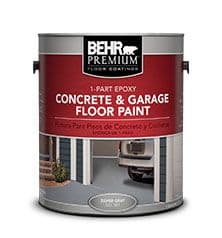BEHR PREMIUM® 1-Part Epoxy Concrete & Garage Floor Paint No. 900 ...