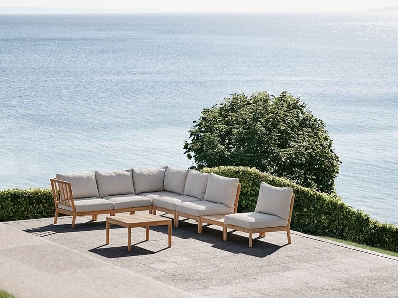 Fritz Hansen Tradition Outdoor Modular Sofa - Corner Module | Mohd Shop