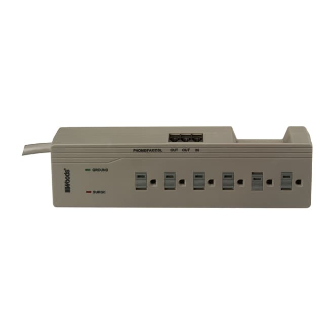 WOODS 6-Outlet Power Bar 414557811 | RONA