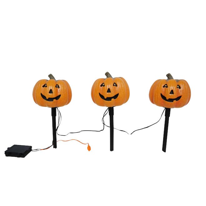 Pumpkin Driveway Lights Matoen 2 Pcs Halloween Pumpkin Pathway Lights