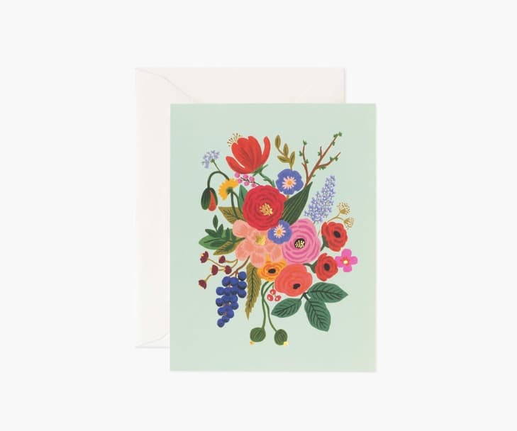 Garden Party Mint Card - RIFLE PAPER CO Card - ELEGANTE VIRGULE CANADA ...